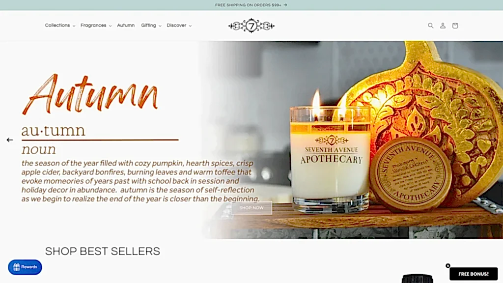 Seventh Avenue Apothecary Website 