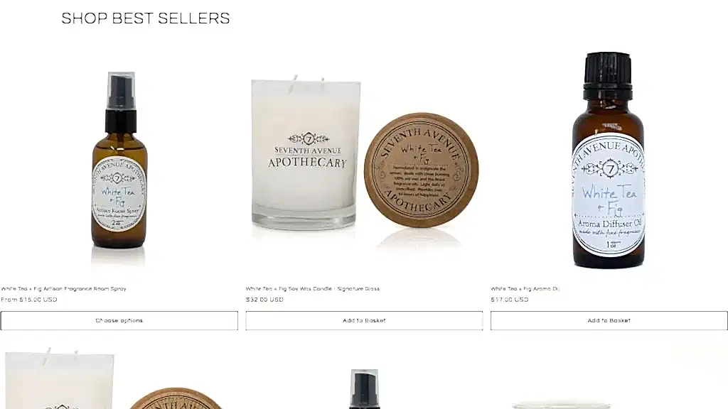 Seventh Avenue Apothecary Website 